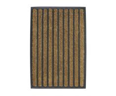 William Armes Sherpa - Felpudo antideslizante de fibra de coco (60 x 40 cm), diseño de rayas