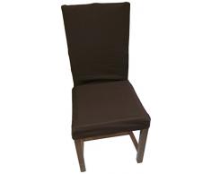 Comptoir du Linge Polo - Funda elástica para asiento de silla (algodón, poliéster y elastómero, 65 x 50 cm)