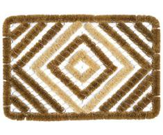 Dandy 60 x 40 cm Bradfield excelente diseño rasqueta alfombrilla de fibra de coco, natural/de desayuno
