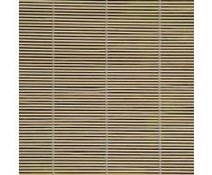 Persiana de bambú para ventana con tracción lateral - natural, 80cm x 160cm