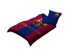 Ropa de cama original del FC Barcelona 140x200+65x65 cm, Öko Tex, algodón - nuevo