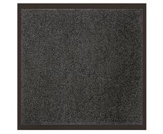Ligne Décor - 1740294, Tapete Atrapapolvo Rectangul , 60 X 80 Cm , Uni , Alfombra De Entrada , Gris