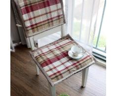 EFRC Todo algodón temporadas tejer el asiento de la silla cubre comedor silla Cojín amortiguador correas cojín de silla de oficina puede ser máquina lavada ,3