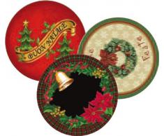 Alfombra de Navidad Navidad Navidad diámetro circular de 80 cm