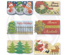 Fibra de coco ALFOMBRA DE NAVIDAD Mod. 40x70cm VACACIONES con diseños variados