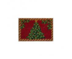 Fibra de coco ALFOMBRA DE NAVIDAD y PVC ÁRBOL 40X60 cm Maurer