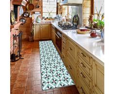 Alfombra de cocina, lavable en lavadora, alfombra cocina,52cm x 140cm, antiácaros, antideslizante, alfombra de cocina diseño alveolar,100% made in Italy,alfombra de cocina diseño de impresión digital