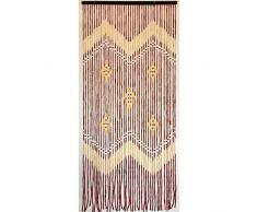 Cortina puerta 42 tiras bambu 90x200 cm