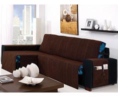 Funda Cubre Sofá Chaise Longue SOFIA, Brazo Derecho. Tamaño -280cm. Color Gris