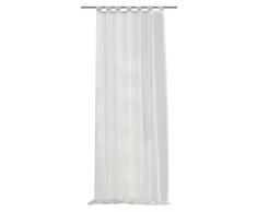 iovivo Samira uni - Cortina de velo con trabillas (245 x 140 cm)