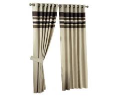 Curtina Harvard - Cortinas con forro y ojales (228 x 228 cm)
