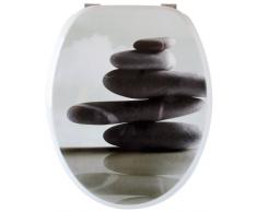Gelco Design 704926 Zen - Tapa para WC, diseño de piedras