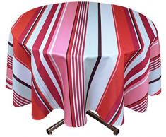 Mantel redondo SUMMER rosa