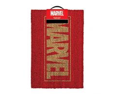 Marvel Logo Felpudo, fibra de coco), multicolor