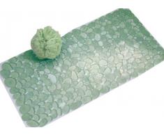 InterDesign Pebblz - Tapete para baño, Verde