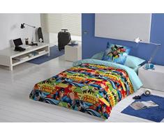 Euromoda Licencias Juego De Funda Nórdica Comic Multicolor 150 x 220 + 145 x110 cm