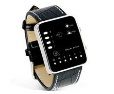 Tongshi Mujeres Hombres LED rojo digital del reloj del deporte binario del reloj del cuero de la PU