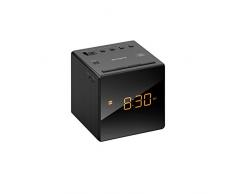 Sony ICF-C1 - Radiodespertador (AM/FM, alarma, fecha, pantalla LED), color negro