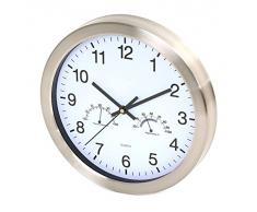 Platinet winter reloj pared con temp./humedad bco