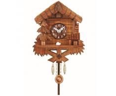 Kuckulino Reloj en miniatura de la selva negra cuarzo con llamada del cucú, incluye batería TU 2029 PQ