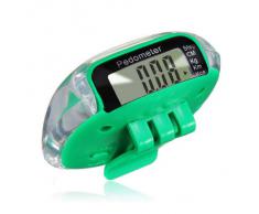 SODIAL(R) Multifuncion Podometro Contador de Calorias Distancia de Paso LCD Digital - Verde
