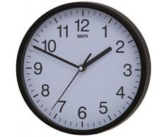 Unity Radcliffe reloj de pared silencioso, negro