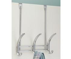 BlissHome 22770 - Perchero para puerta (con 3 ganchos), cromado