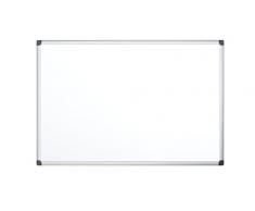 Bi-Office Maya - Pizarra blanca magnética con marco de aluminio, 1500 x 1200 mm