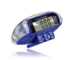 TOOGOO (R) Multifuncion Podometro Contador de Calorias Distancia de Paso LCD Digital - Azul