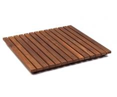 AsinoX TEK4A5050 - Tarima de ducha y baño, madera de teca