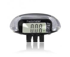 SODIAL(R) Multifuncion Podometro Contador de Calorias Distancia de Paso LCD Digital - Negro