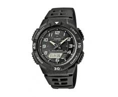Casio CASIO Collection Men - Reloj analógico - digital de caballero de cuarzo con correa de resina negra (alarma, cronómetro, luz, solar) - sumergible a 100 metros