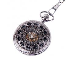 Reloj Esqueleto de Bolsillo con Patrón de Red de ShoppeWatch PWMSK18