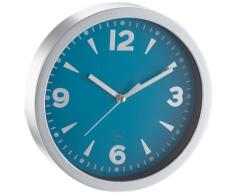 Kela 17160 - Reloj de pared con esfera, plástico, 20 cm, color turquesa