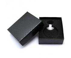 Reloj de bolsillo moderno de caso arábigos blancos de Pixnor los hombres negro liso de acero inoxidable con caja de regalo
