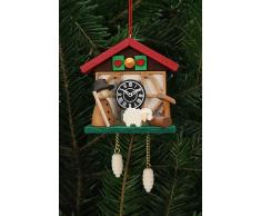 Adornos de árbol Reyes Magos Reloj cucú Pastor - 7,0x6,7cm / 3x3 pulgadas - Christian Ulbricht