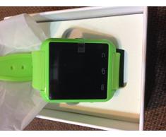 GroMate U8 Bluetooth V3.0 Smart Watch Inteligente Reloj Teléfono Compañero Pantalla tactil capacitiva para Smartphones IOS Apple iphone 4/4S/5/5C/5S Android Samsung S2/S3/S4/Note 2/Note 3 HTC Huawei Negro