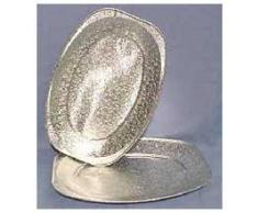 Bandeja acolchada para ordenador portátil de fiesta desechables - 43,18 cm reloj de pared con péndulo (10 unidades) - comida desechables de flores, ideal para uso profesional o fiestas