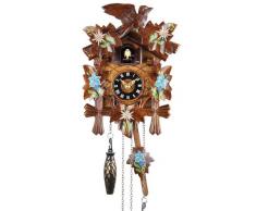Selva NEGRA uhrenfabrik kammerer reloj de madera con mecanismo de pilas y cuco - oferta de relojes-Park Eble - Eble - Función de 22 cm - 8599001