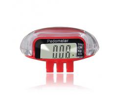 SODIAL(R) Multifuncion Podometro Contador de Calorias Distancia de Paso LCD Digital - Rojo