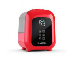 Klarstein Sevilla Humidificador Ionizador Ambientador Ultrasonido (4,5l depósito agua, bajo consumo 30W, sin vapor caliente, limpiador aire de polvo, gérmenes y malos olores, mando distancia, rojo)