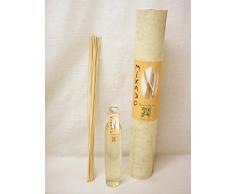 AMBIENTADOR MIKADOS CON RECAMBIO 200ML DIFUSOR AROMA BOLES DE OLOR HOJAS DE HIGUERA