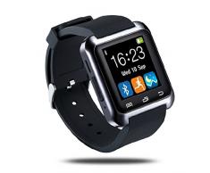 Netspower U80 Fitness y Actividad Rastreador Inteligente Bluetooth Touch Screen 4.0 Abrigo Reloj de Pulsera Teléfono Sportswatch Podómetro Ajuste Apto Smartphones Android IOS de Apple iPhone 5 / 5C / 5S / 6/ 6 Plus HTC LG SONY