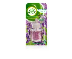 Air Wick - Ambientador Electrico Refill Pradera Purpura de Lavanda, 2 unidades