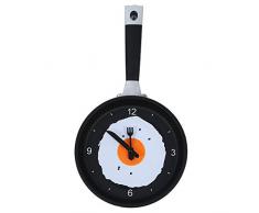 TOOGOO (R) Reloj de Sarten con Huevo Frito - Reloj de Pared Novedad para Cocina - Verde