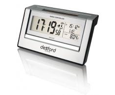 Dexford RCTS190 funciona con reloj de mesa solar con despertador controlado por