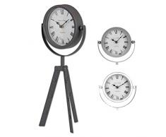 15 cm Vintage reloj de mesa con patas para elegante interiores