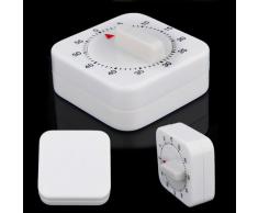 SODIAL(R) 1 Hora cocina mecanica Cocina Escritorio Juego Countdown Timer Parar Reloj despertador