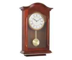 LC Diseño con Acabado Madera Nuez, Reloj Pendulo de Pared con Campanillas Westminster 25054