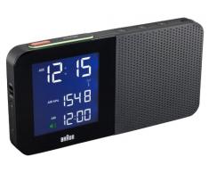 Braun BNC010BK-RC - Radiodespertador con FM/AM y pantalla LCD con led